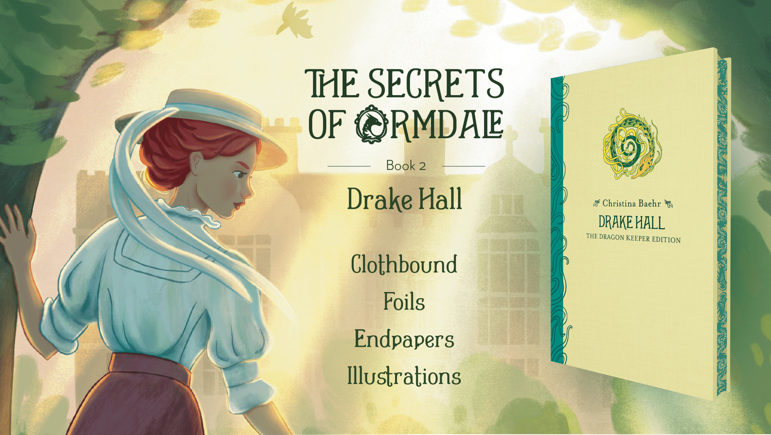 Prelaunch Kickstarter Banner with Drake Hall